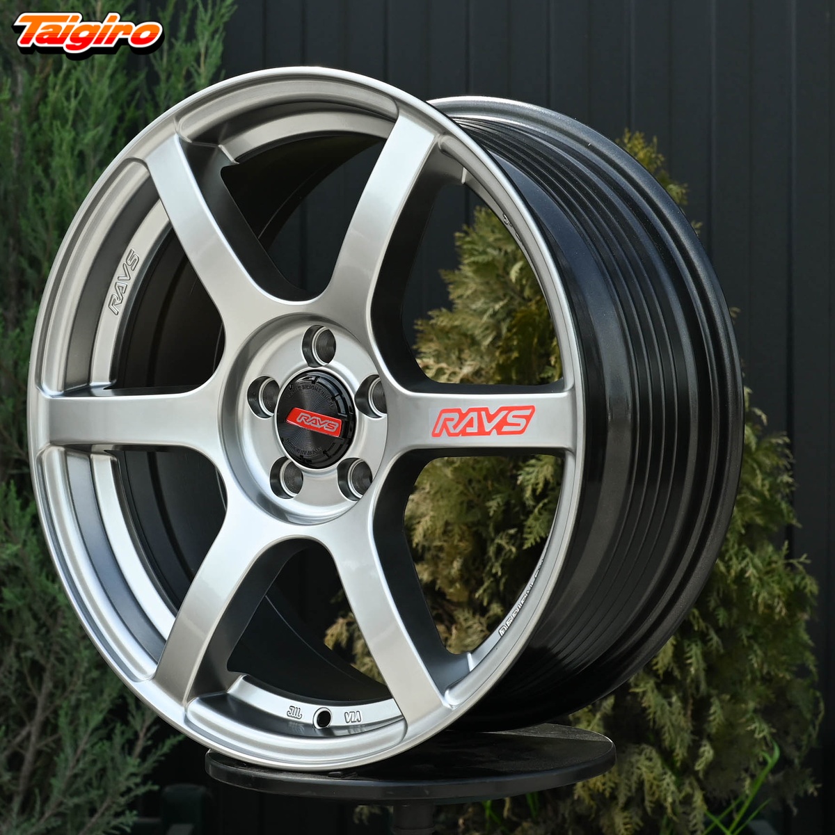 R17 Taigiro F203 7.5J ET40 5*100 Темный хром
