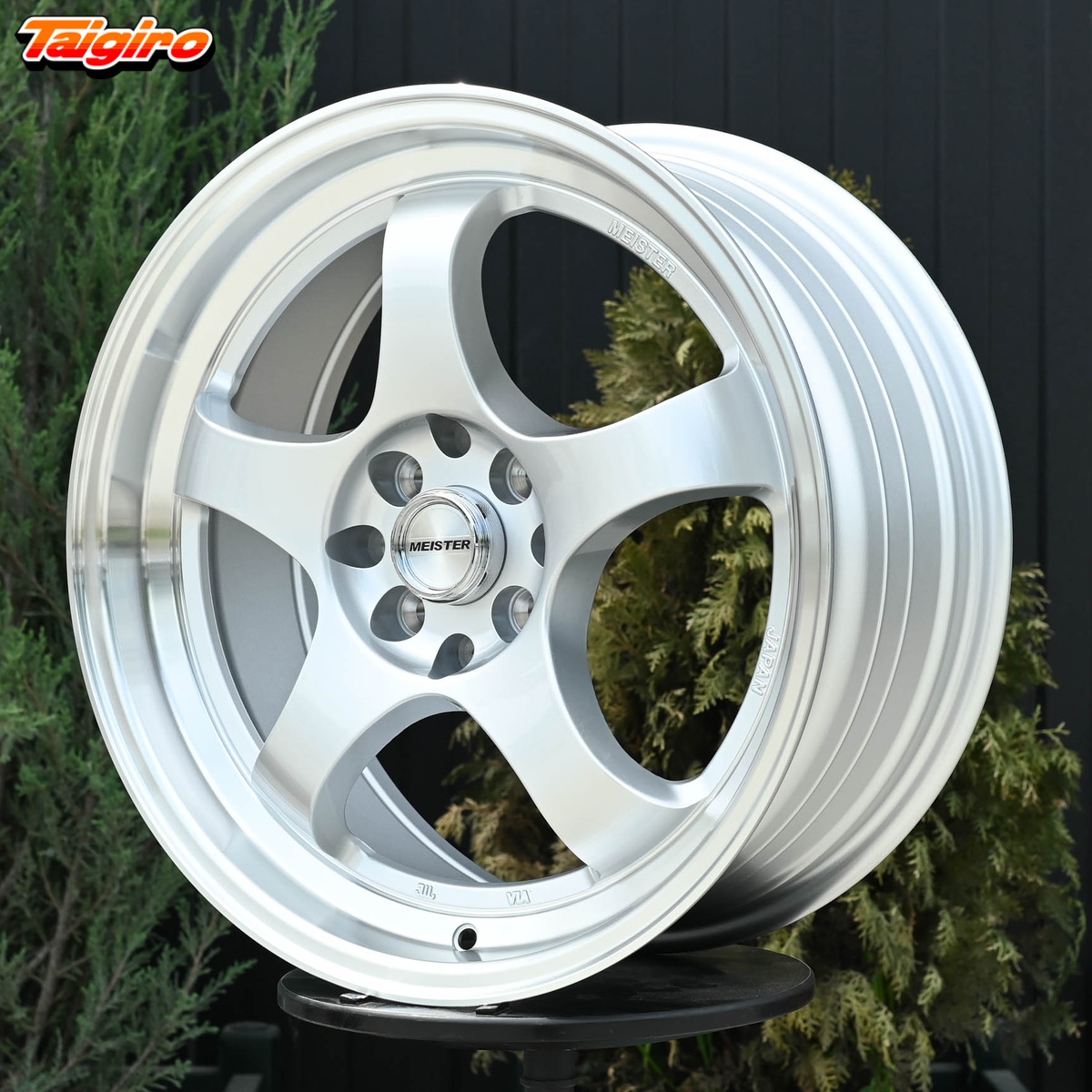 R17 Taigiro Meister 7.5J ET38 4*100/114.3 Серебро
