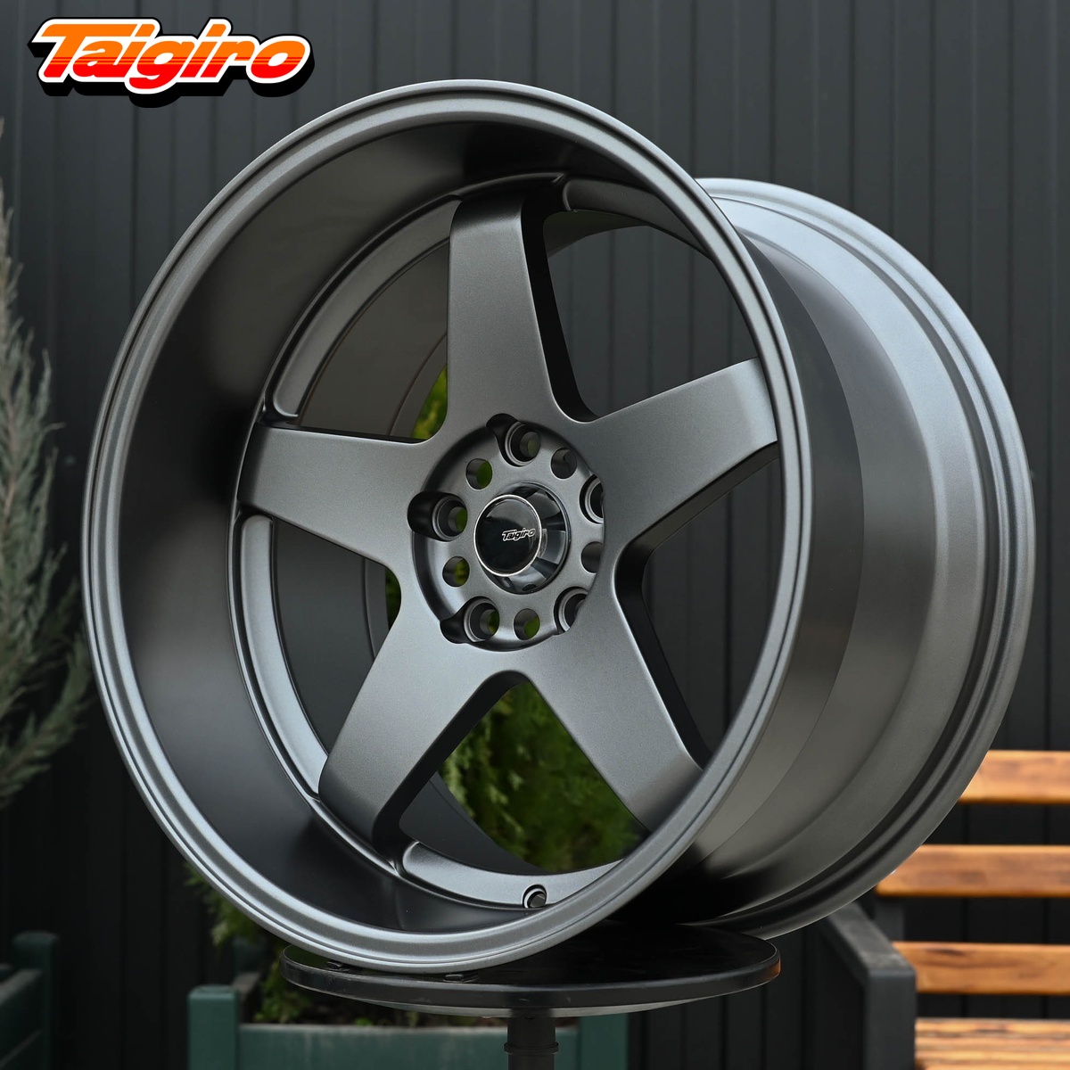 R18 Taigiro LM 10.5J ET15 5*114.3 Мат графит