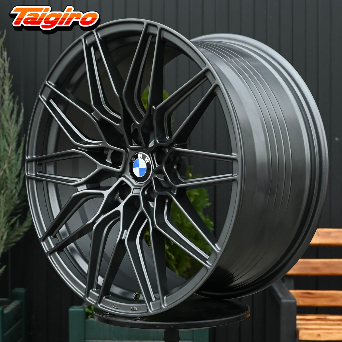 R19 Taigiro M-Стиль 9.5J ET35 5*112 Графит