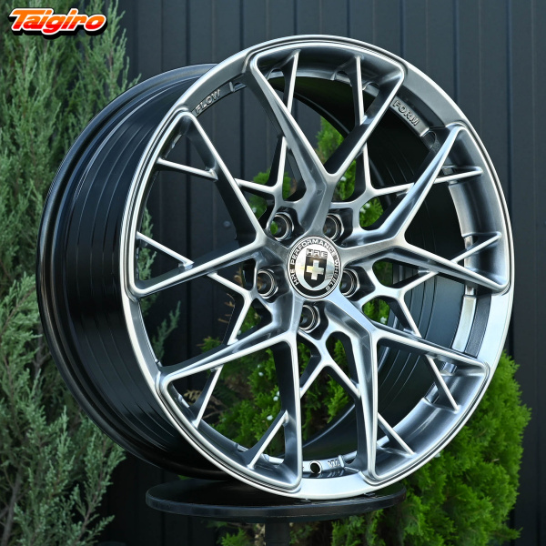 R18 HRE FF10 Стиль 8.0J ET38 5*108 Темное серебро