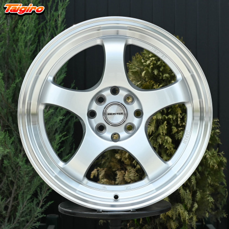 R17 Taigiro Meister 7.5J ET38 4*100/114.3 Серебро