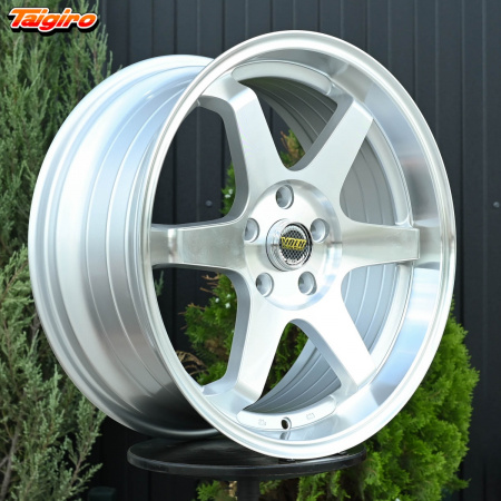R18 Volk Racing TE37SL Стиль 8.0J ET40 5*114.3 Серебро ФЗ