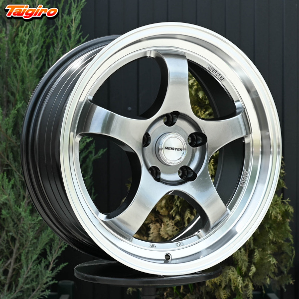R17 Taigiro Meister 7.5J ET38 5*114.3 Темный хром