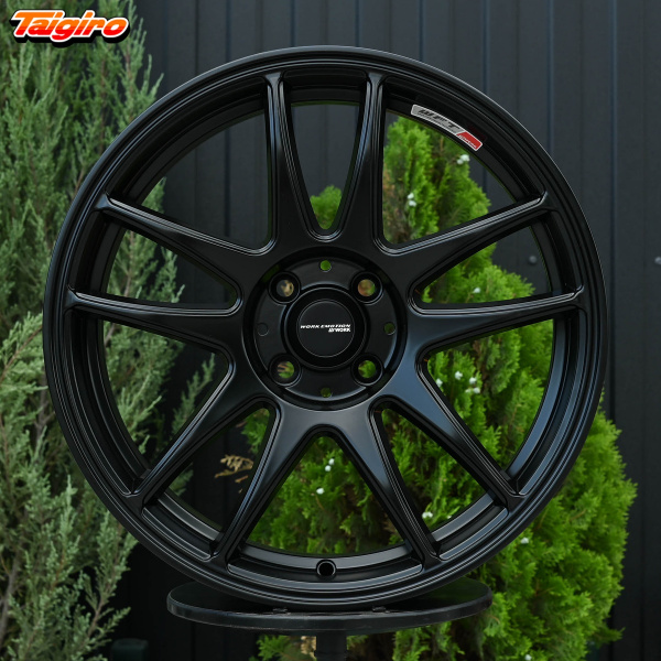 R17 Work CR-Kai Стиль 7.5J ET40 4*100 Мат черный