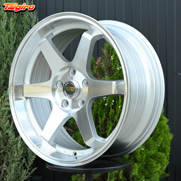 R18 Volk Racing TE37SL Стиль 8.0J ET40 5*114.3 Серебро ФЗ