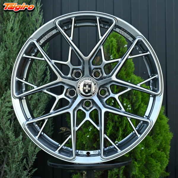 R18 HRE FF10 Стиль 8.0J ET38 5*108 Темное серебро