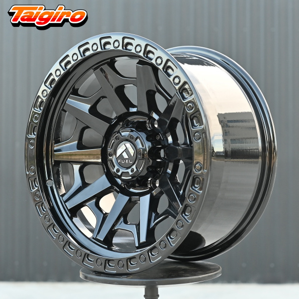 R17 Fuel OFF ROAD Стиль 9.0J ET0 6*139.7 Черный глянец
