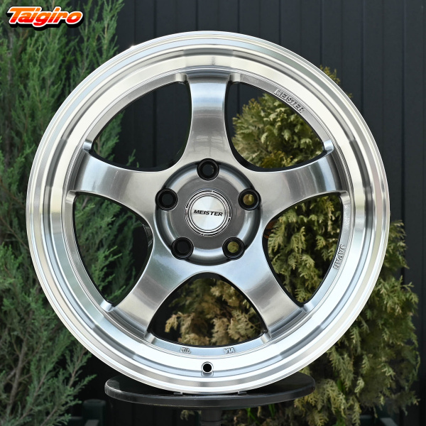 R17 Taigiro Meister 7.5J ET38 5*114.3 Темный хром