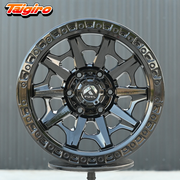 R17 Fuel OFF ROAD Стиль 9.0J ET0 6*139.7 Черный глянец