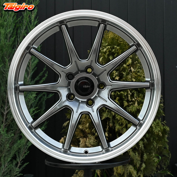 R18 Taigiro Arashi 8.5J ET35 5*114.3 Темный хром