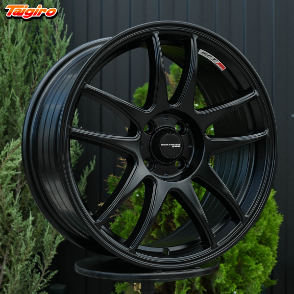 R17 Work CR-Kai Стиль 7.5J ET40 4*100 Мат черный