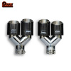 Насадка Akrapovic двойная №140 63*89 правая