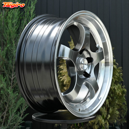 R17 Taigiro Meister 7.5J ET38 5*100 Темный хром