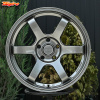 R17 Volk Racing TE37SL Стиль 8.0J ET38 5*114.3 Темный хром