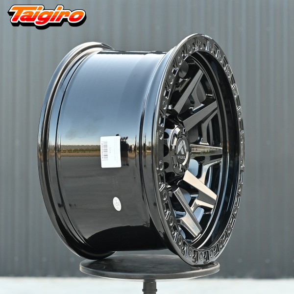 R17 Fuel OFF ROAD Стиль 9.0J ET0 6*139.7 Черный глянец