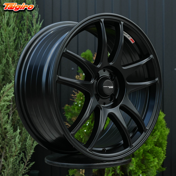 R17 Work CR-Kai Стиль 7.5J ET40 4*100 Мат черный