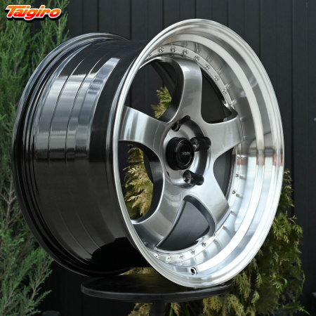 R18 Work Meister Стиль 9.5J ET35 5*114.3 Темный хром